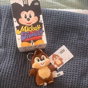 Popmart Mickey family Keychain - CHIP * OPENED*